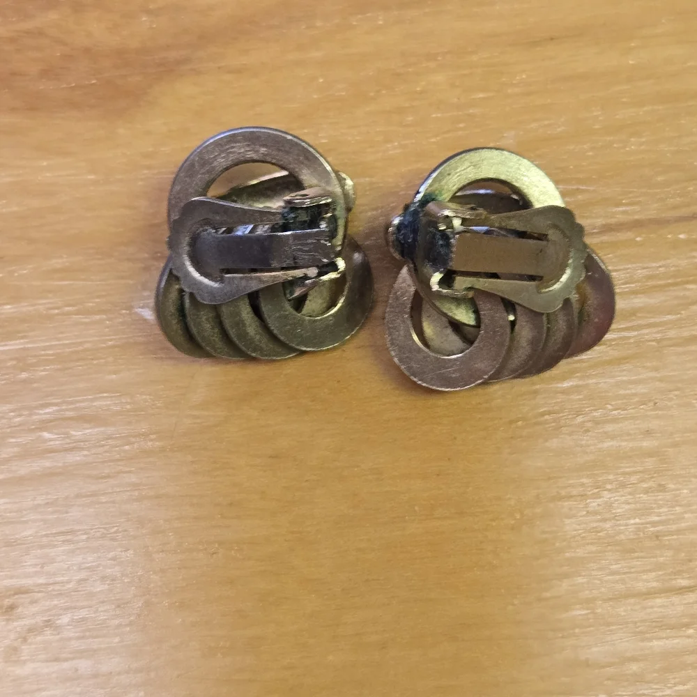 Vintage clip on earrings